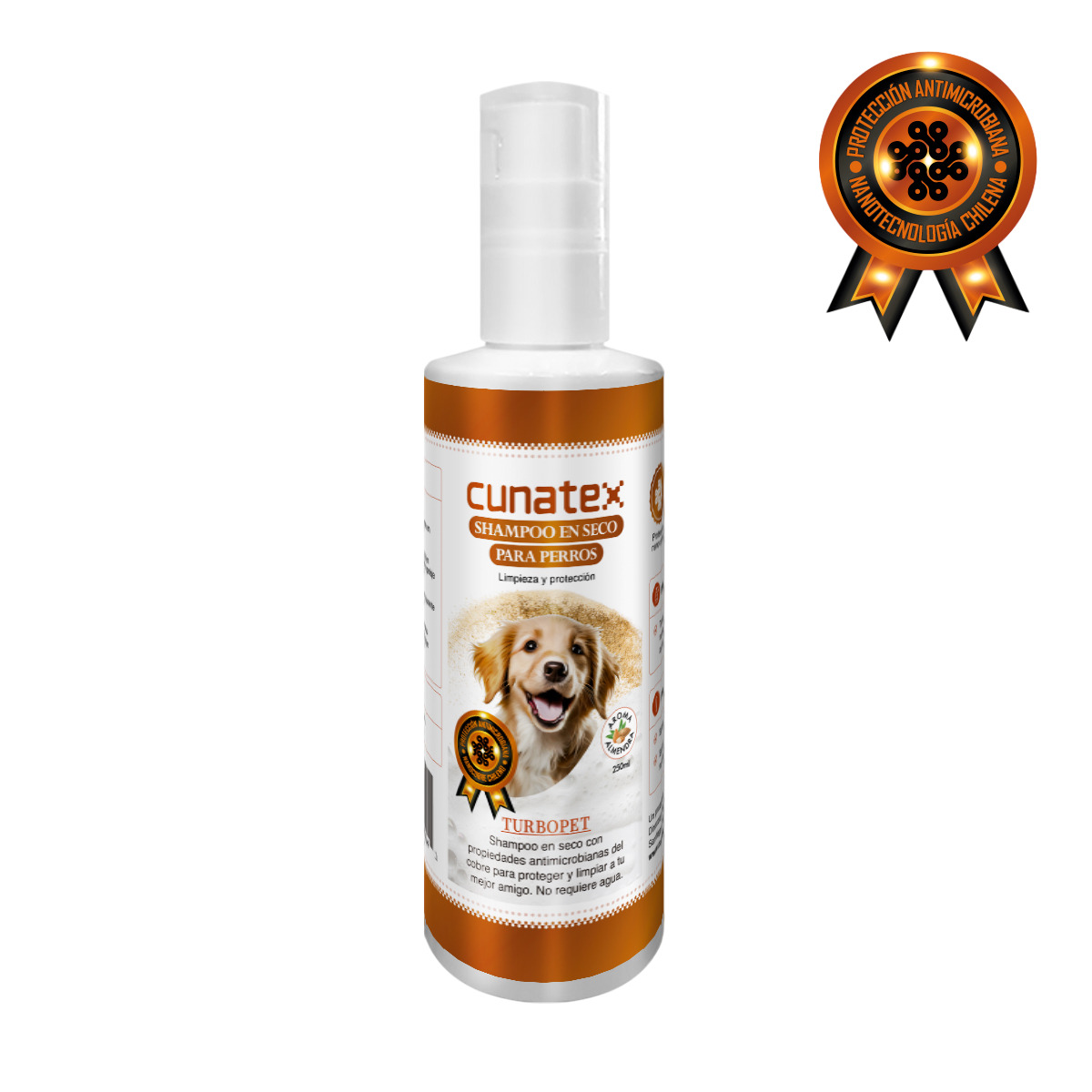 Shampoo en seco nano cobre Perro