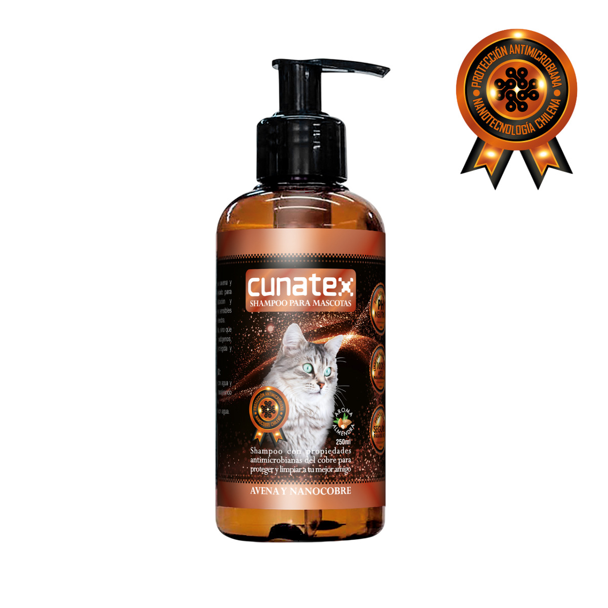Shampoo nano cobre Gato